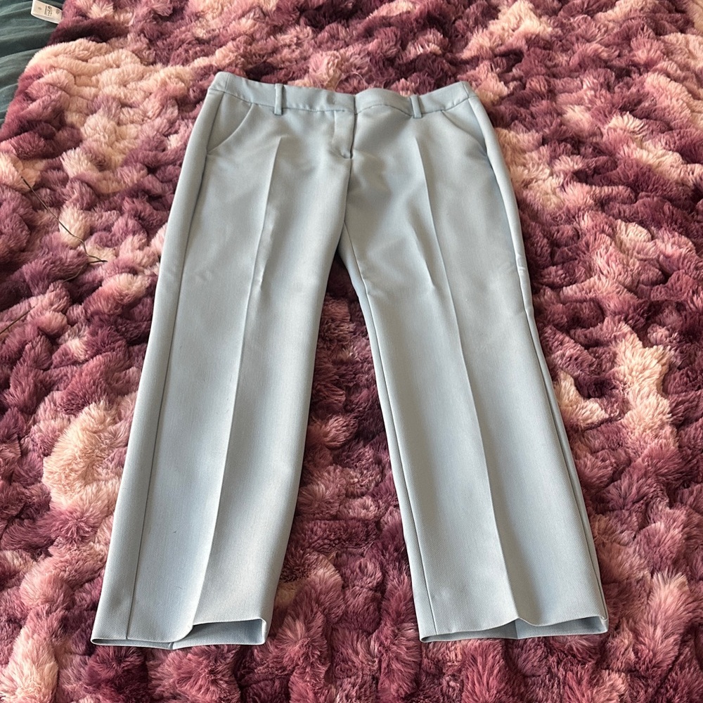 Light Blue High Waisted Cigarette Pant